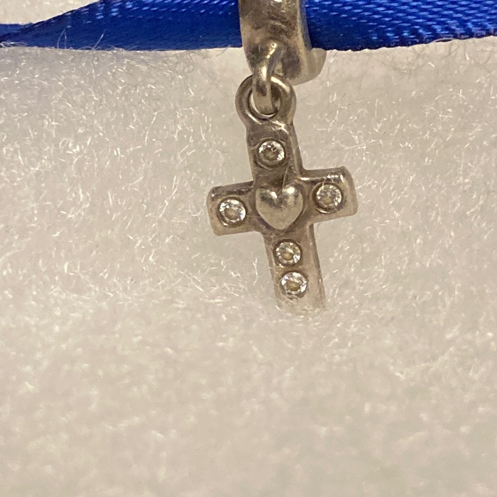 Pandora Silver Cross Charm Bracelet